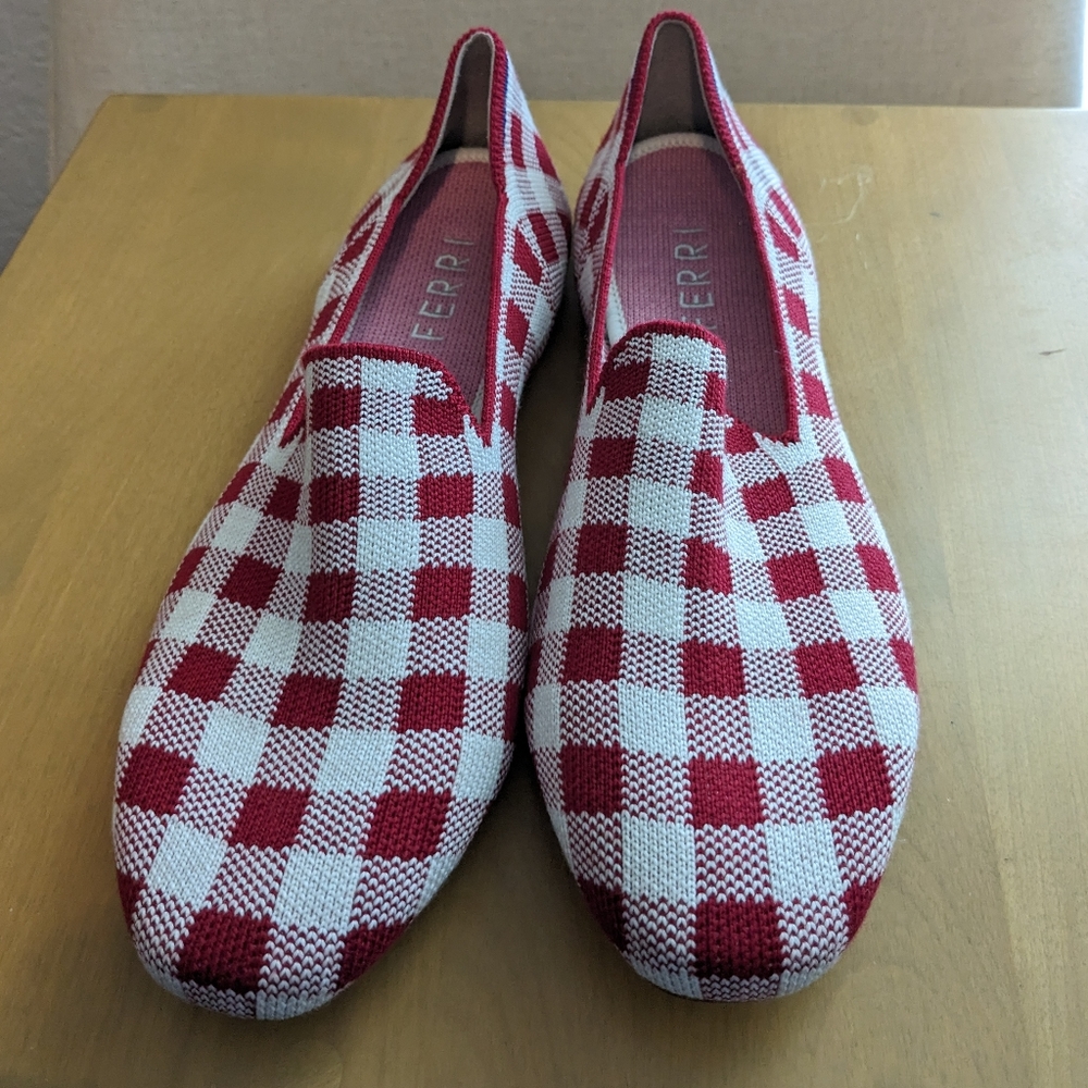 Marta Ferri x Rothy's Merino Wool Loafers Red Size 8